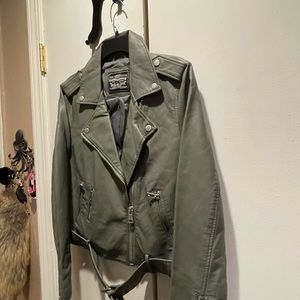 Levi Strauss faux leather Moto jacket.